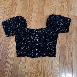 Super cute NEW LOOK blouse crop top